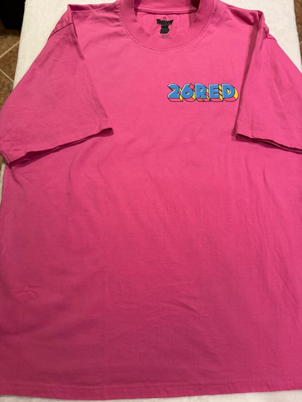 26RED Captain 26 T-Shirt 2XL Pink
